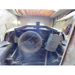 H.T65.E HALTY Фаркоп на Toyota Nadia, в т.ч. type Su 2WD/4WD 1998-2003 без подрезки бампера. Тип шара: E. Нагрузки: 750/75 кг, масса фаркопа 14,3 кг