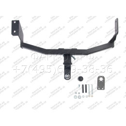 H.T65.E HALTY Фаркоп на Toyota Nadia, в т.ч. type Su 2WD/4WD 1998-2003 без подрезки бампера. Тип шара: E. Нагрузки: 750/75 кг, масса фаркопа 14,3 кг