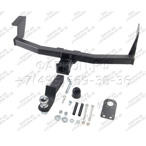 H.T65.E HALTY Фаркоп на Toyota Nadia, в т.ч. type Su 2WD/4WD 1998-2003 без подрезки бампера. Тип шара: E. Нагрузки: 750/75 кг, масса фаркопа 14,3 кг
