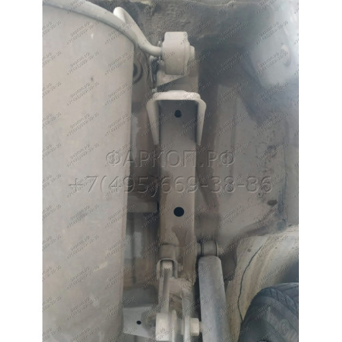 H.T68.A HALTY Фаркоп на Toyota Probox / Suceed 2WD/4WD 2014-06/2017 без подрезки бампера. Тип шара: A. Нагрузки: 550/75 кг, масса фаркопа 16,9 кг