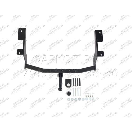 H.T68.A HALTY Фаркоп на Toyota Probox / Suceed 2WD/4WD 2014-06/2017 без подрезки бампера. Тип шара: A. Нагрузки: 550/75 кг, масса фаркопа 16,9 кг