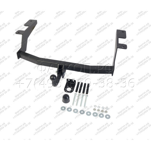 H.T68.A HALTY Фаркоп на Toyota Probox / Suceed 2WD/4WD 2014-06/2017 без подрезки бампера. Тип шара: A. Нагрузки: 550/75 кг, масса фаркопа 16,9 кг