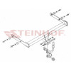V-058 STEINHOF Фаркоп на Volkswagen Golf V хетчбек 3/5 дверей 11/2003-2008, Golf VI хетчбек 3/5 дверей 10/2008-2012. Требуется подрезка бампера. Тип шара: A. Нагрузки: 1800/75 кг, масса фаркопа 15,3 кг (без электрики в комплекте)