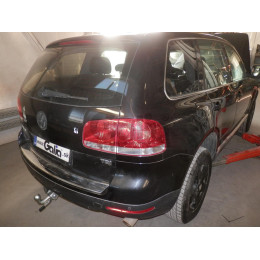 V052C GALIA Полностью оцинкованный фаркоп на Audi Q7 2006-2015, Porsche Cayenne 2002-2010, 2010-2018, Volkswagen Touareg 2002-2010, 2010-2018. Тип шара: C (горизонтальный съемный). Минималь