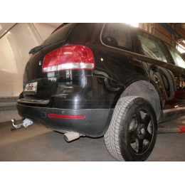 V052C GALIA Полностью оцинкованный фаркоп на Audi Q7 2006-2015, Porsche Cayenne 2002-2010, 2010-2018, Volkswagen Touareg 2002-2010, 2010-2018. Тип шара: C (горизонтальный съемный). Минималь