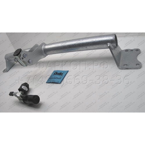 V052C GALIA Полностью оцинкованный фаркоп на Audi Q7 2006-2015, Porsche Cayenne 2002-2010, 2010-2018, Volkswagen Touareg 2002-2010, 2010-2018. Тип шара: C (горизонтальный съемный). Минимальная подрезка бампера. Нагрузки: 3500/140 кг, масса фаркопа 17,97 к