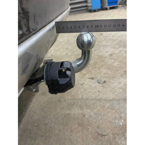 V057A GALIA Полностью оцинкованный фаркоп на Volvo XC90 2003-2015. Подрозетник убирается за бампер. Тип шара: A. Невидимый вырез бампера. Нагрузки: 2250/90 кг, масса фаркопа 15,92 кг
