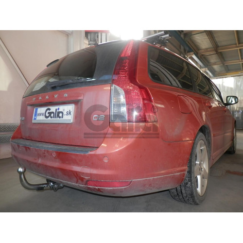 V078C GALIA Полностью оцинкованный фаркоп на Volvo S40 седан 2004-2012, Volvo V50 универсал 2004-2012. Тип шара: C (горизонтальный съемный). Без выреза бампера. Нагрузки: 1600/100 кг, масса фаркопа 14,87 кг