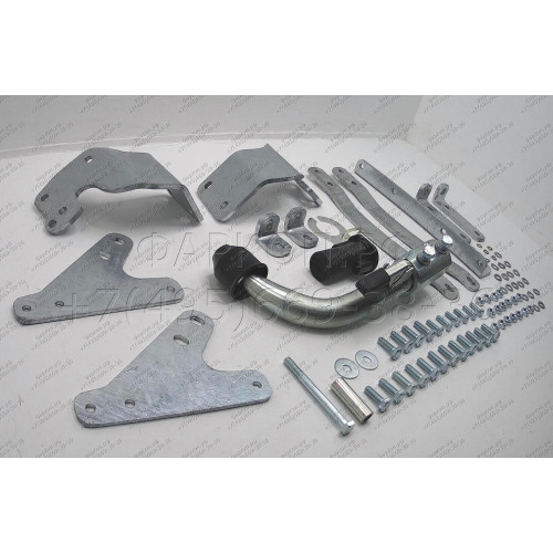 V078C GALIA Полностью оцинкованный фаркоп на Volvo S40 седан 2004-2012, Volvo V50 универсал 2004-2012. Тип шара: C (горизонтальный съемный). Без выреза бампера. Нагрузки: 1600/100 кг, масса фаркопа 14,87 кг