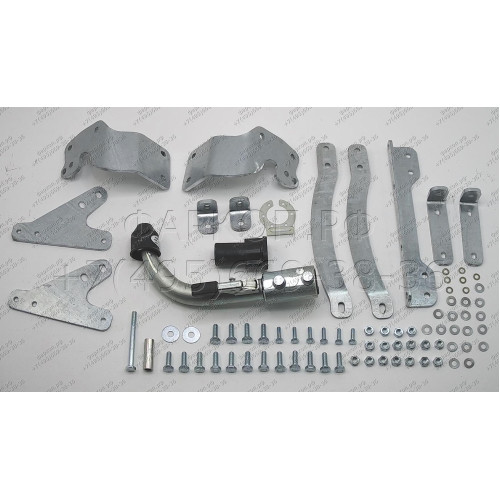 V078C GALIA Полностью оцинкованный фаркоп на Volvo S40 седан 2004-2012, Volvo V50 универсал 2004-2012. Тип шара: C (горизонтальный съемный). Без выреза бампера. Нагрузки: 1600/100 кг, масса фаркопа 14,87 кг