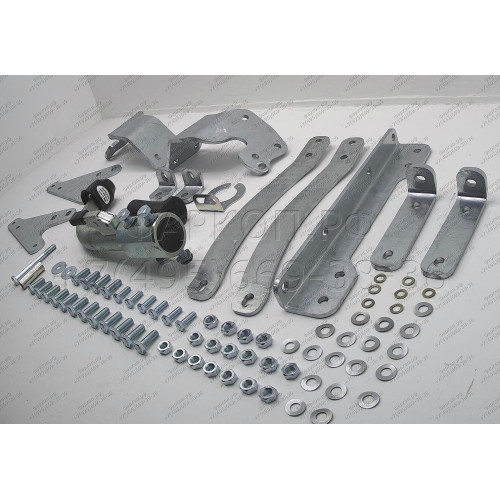 V078C GALIA Полностью оцинкованный фаркоп на Volvo S40 седан 2004-2012, Volvo V50 универсал 2004-2012. Тип шара: C (горизонтальный съемный). Без выреза бампера. Нагрузки: 1600/100 кг, масса фаркопа 14,87 кг