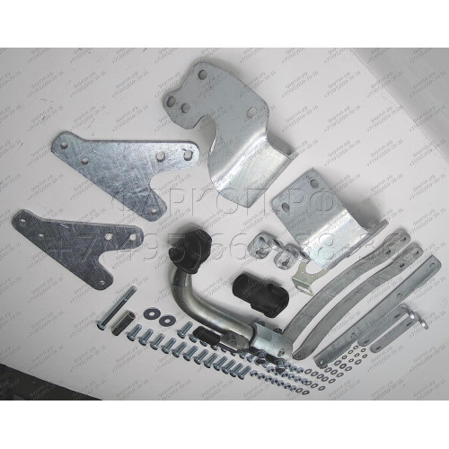 V078C GALIA Полностью оцинкованный фаркоп на Volvo S40 седан 2004-2012, Volvo V50 универсал 2004-2012. Тип шара: C (горизонтальный съемный). Без выреза бампера. Нагрузки: 1600/100 кг, масса фаркопа 14,87 кг