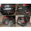 V082C GALIA Полностью оцинкованный фаркоп на Volkswagen Touran 2015-. Подрозетник убирается за бампер. Тип шара: C (горизонтальный съемный). Установка без выреза бампера. Нагрузки: 2000/100 кг, масса фаркопа 15,47 кг