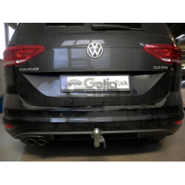 V082C GALIA Полностью оцинкованный фаркоп на Volkswagen Touran 2015-. Подрозетник убирается за бампер. Тип шара: C (горизонтальный съемный). Установка без в