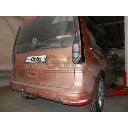 V090C GALIA Полностью оцинкованный фаркоп на Volkswagen Caddy 2020-, Ford Tourneo Connect 2022-, Ford Transit Connect 2022-. Тип шара: C (горизонтальный съемный). Установка без выреза бампера. Нагрузки: 1500/80 кг, масса фаркопа 17,07 кг