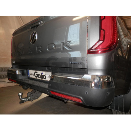 V093A GALIA Полностью оцинкованный фаркоп на Ford Ranger 2022-, Volkswagen Amarok 2022-. Тип шара: A. Установка без выреза бампера. Нагрузки: 3500/210 кг, масса фаркопа 23,82 кг
