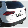 V123-A Лидер-плюс ТСУ для Skoda Kodiaq 2016-2023, Volkswagen Tiguan 5N1, 5N2 2007-2016, Volkswagen Tiguan 2 2016-2024, Skoda Karoq 2019-, Skoda Yeti 2009-2018, Audi Q3 2011-2018, Volkswagen Jetta 2011-2018. Требуется подрезка бампера. Нагрузки: 1300/75 кг