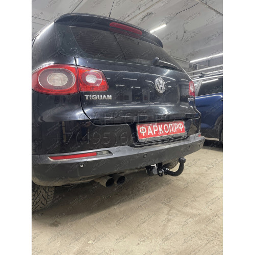 V123-A Лидер-плюс ТСУ для Skoda Kodiaq 2016-2023, Volkswagen Tiguan 5N1, 5N2 2007-2016, Volkswagen Tiguan 2 2016-2024, Skoda Karoq 2019-, Skoda Yeti 2009-2018, Audi Q3 2011-2018, Volkswagen Jetta 2011-2018. Требуется подрезка бампера. Нагрузки: 1300/75 кг