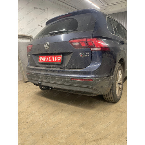 V123-A Лидер-плюс ТСУ для Skoda Kodiaq 2016-2023, Volkswagen Tiguan 5N1, 5N2 2007-2016, Volkswagen Tiguan 2 2016-2024, Skoda Karoq 2019-, Skoda Yeti 2009-2018, Audi Q3 2011-2018, Volkswagen Jetta 2011-2018. Требуется подрезка бампера. Нагрузки: 1300/75 кг