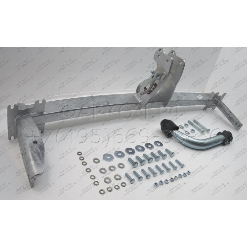 H054A GALIA Полностью оцинкованный фаркоп на Hyundai Sonata EF 1999-2005. Подрозетник убирается за бампер. Тип шара: A. Невидимый вырез бампера. Нагрузки: 1700/75 кг, масса фаркопа 21,5 кг