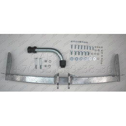 H054A GALIA Полностью оцинкованный фаркоп на Hyundai Sonata EF 1999-2005. Подрозетник убирается за бампер. Тип шара: A. Невидимый вырез бампера. Нагрузки: 1700/75