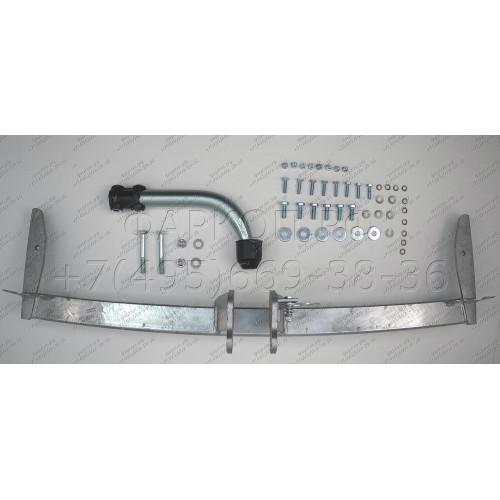 H054A GALIA Полностью оцинкованный фаркоп на Hyundai Sonata EF 1999-2005. Подрозетник убирается за бампер. Тип шара: A. Невидимый вырез бампера. Нагрузки: 1700/75 кг, масса фаркопа 21,5 кг