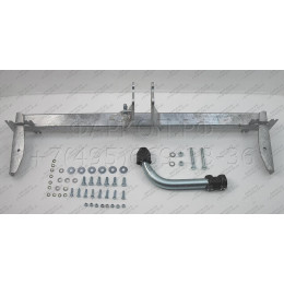 H054A GALIA Полностью оцинкованный фаркоп на Hyundai Sonata EF 1999-2005. Подрозетник убирается за бампер. Тип шара: A. Невидимый вырез бампера. Нагрузки: 1700/75