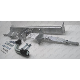 S115A GALIA Полностью оцинкованный фаркоп на Subaru Legacy седан/универсал 2009-2018. Подрозетник убирается за бампер. Тип шара: A. Невидимый вырез бампера.