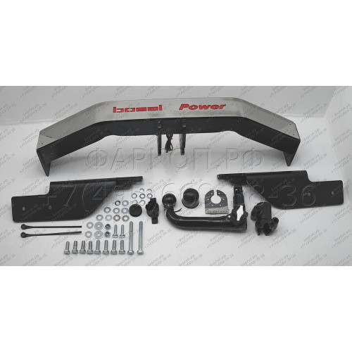 3082-AK41 ORIS Распродажа! Тюнинговый фаркоп с металлической накладкой на Toyota Land Cruiser Prado J150 2010-2023, Lexus GX460 2010-2014 без выреза в бампере. Тип шара: AK41 (Вертикально-съемный шар с ключом). Нагрузки: 1500/75 кг, масса фаркопа 32,6 кг 