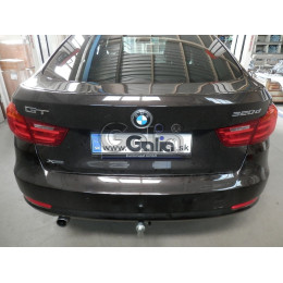 B0216C GALIA Полностью оцинкованный фаркоп на BMW 3-Series Gran Turismo F34 06/2013-2019. Подрозетник убирается за бампер. Тип шара: C (горизонтальный съемный). Уста
