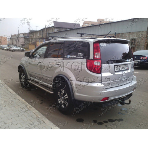 GW 08 AVTOS Фаркоп на Great Wall Hover H3 2010-2016 без подрезки бампера. Тип шара: A. Нагрузки: 1200/75 кг, масса фаркопа 20 кг (без электрики в комплекте)