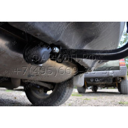 7351-A ORIS Фаркоп на Land Rover Freelander II 2007-2012 без выреза в бампере. Тип шара: A. Нагрузки: 1500/50 кг, масса фаркопа 15,5 кг (без электрики в комплекте)
