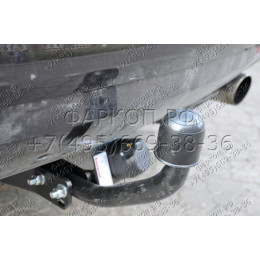 4526-A ORIS Фаркоп на Mazda CX-7 2007-2012 без выреза в бампере. Тип шара: A. Нагрузки: 1300/50 кг, масса фаркопа 21,1 кг (без электрики в комплекте)