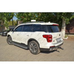 GAC-19-991124.00 PT GROUP Распродажа! Фаркоп с нержавеющей накладкой на GAC GS8 2019-2023 без подрезки бампера. Тип шара: E (легкосъемный шар под квадрат). Нагру