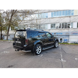 4350-A ORIS Фаркоп на Nissan Pathfinder R51 2005-2014. Необходима подрезка бампера. Тип шара: A. Нагрузки: 1500/75 кг, масса фаркопа 9,2 кг (без электрики в комплекте)