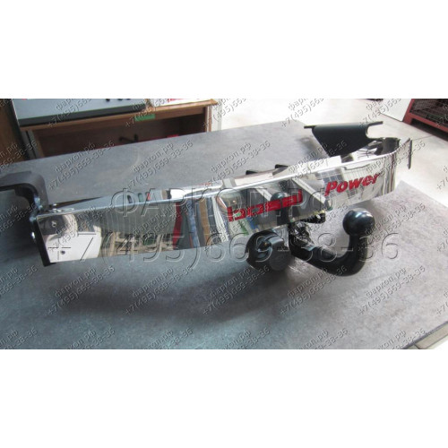 3082-AK41 ORIS Распродажа! Тюнинговый фаркоп с металлической накладкой на Toyota Land Cruiser Prado J150 2010-2023, Lexus GX460 2010-2014 без выреза в бампере. Тип шара: AK41 (Вертикально-съемный шар с ключом). Нагрузки: 1500/75 кг, масса фаркопа 32,6 кг 