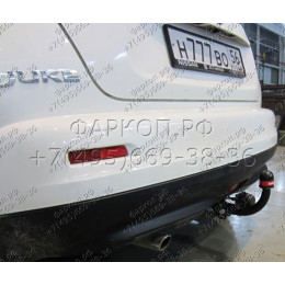 4372-A ORIS Фаркоп на Nissan Juke 4WD 2013-2019. Необходима подрезка бампера. Тип шара: A. Нагрузки: 1000/50 кг, масса фаркопа 23,2 кг (без электрики в комплекте)