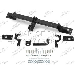 F.2315.001 BERG Фаркоп на Hyundai Santa Fe 2021-2023. Требуется подрезка бампера. Тип шара: A. Нагрузки: 2000/75 кг, масса фаркопа 18 кг (без электрики в комплекте)