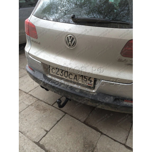 2181-A ORIS Фаркоп на Volkswagen Tiguan 2007-2016, Audi Q3 2011-2019. Необходима подрезка бампера. Тип шара: A. Нагрузки: 1500/50 кг, масса фаркопа 17,2 кг (без электрики в комплекте)