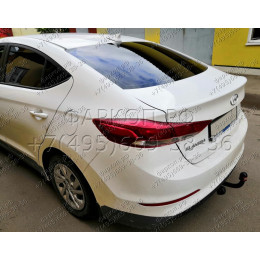 HY 27 AVTOS Фаркоп на Hyundai Elantra седан 2013-2016. Необходима подрезка бампера. Тип шара: A. Нагрузки: 1250/75 кг, масса фаркопа 16,5 кг (без электрики в комплек