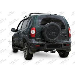 F.6016.004 BERG Фаркоп на Lada Niva Travel 2021-, Chevrolet Niva 2002-2020, Lada Niva 2020-2021 без снятия и подрезки бампера. Тип шара: E. Нагрузки: 1200/75 кг, масса фаркопа 15 кг (без 