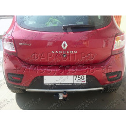 RN 11 AVTOS Фаркоп на Renault Sandero 2014-2022, Dacia Sandero 2013-2022. Требуется подрезка бампера. Тип шара: A. Нагрузки: 1200/75 кг, масса фаркопа 14,5 кг (без электрики в к