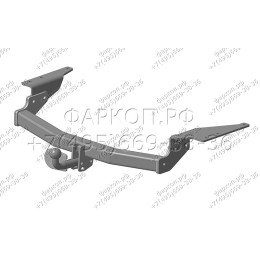 SY 005 AVTOS Фаркоп на SsangYong Kyron 2005-2016, SsangYong Rexton 2002-2006 без подрезки бампера. Тип шара: A. Нагрузки: 2000/100 кг, масса фаркопа 19 кг (без электрики в компле