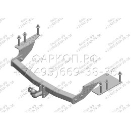 SY 005 AVTOS Фаркоп на SsangYong Kyron 2005-2016, SsangYong Rexton 2002-2006 без подрезки бампера. Тип шара: A. Нагрузки: 2000/100 кг, масса фаркопа 19 кг (без электрики в компле