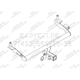 VAZ-71B AVTOS Фаркоп на Chevrolet Niva 2002-2020, Lada Niva 2020-2021, Lada Niva Travel 2021- без снятия и подрезки бампера. Тип шара: E. Нагрузки: 1250/75 кг, масса фаркопа 14 кг (без э