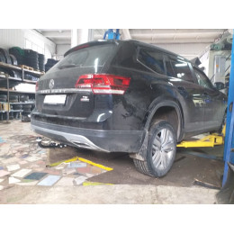 2157-A ORIS Фаркоп на Volkswagen Teramont 2018-2024 без подрезки бампера. Тип шара: A. Нагрузки: 2500/120 кг, масса фаркопа 23,5 кг (без электрики в комплекте)