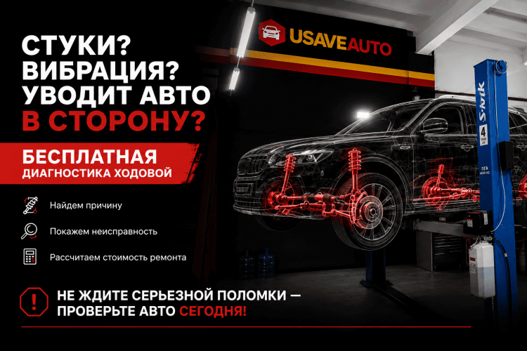 Что то беспокоит в авто? Бесплатная диагностика в USAVE AUTO