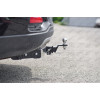 HSF-18-991124.00 PT GROUP Фаркоп с нержавеющей накладкой на Kia Sorento Prime рестайлинг 2018-2020, Hyundai Santa Fe 2018-2021 без подрезки бампера. Тип шара: E (легкосъемный шар под квадрат). Нагрузки: 2600/100 кг, масса фаркопа 25,5 кг (без электрики в 