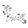 159351 BALTEX Фаркоп на Nissan X-Trail T31 2007-2014 без выреза в бампере. Тип шара: A. Нагрузки: 1500/75 кг, масса фаркопа 23 кг (без электрики в комплекте)