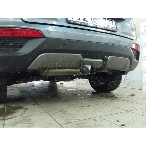 H227-A Лидер-плюс ТСУ для Hyundai Creta 2016-2021, 2021-2022, Solaris HC 2024- без снятия и выреза бампера. Нагрузки: 1300/75 кг, масса фаркопа 14,14 кг (без электрики в комплекте)